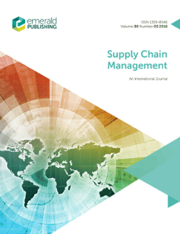 Cover of the journal Supply Chain Management.